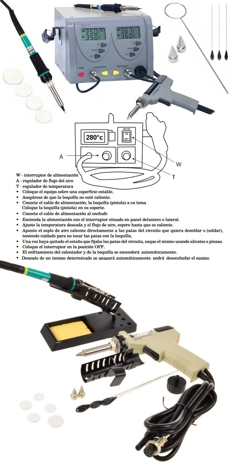 Estacion soldador ZD917
